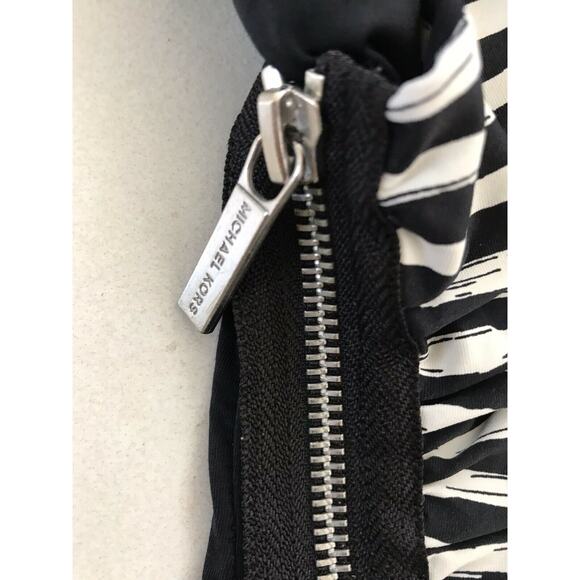 Michael by Michael Kors Multicolor Stripe Zip Strapless One Piece Swimsuit - Picture 7 of 9